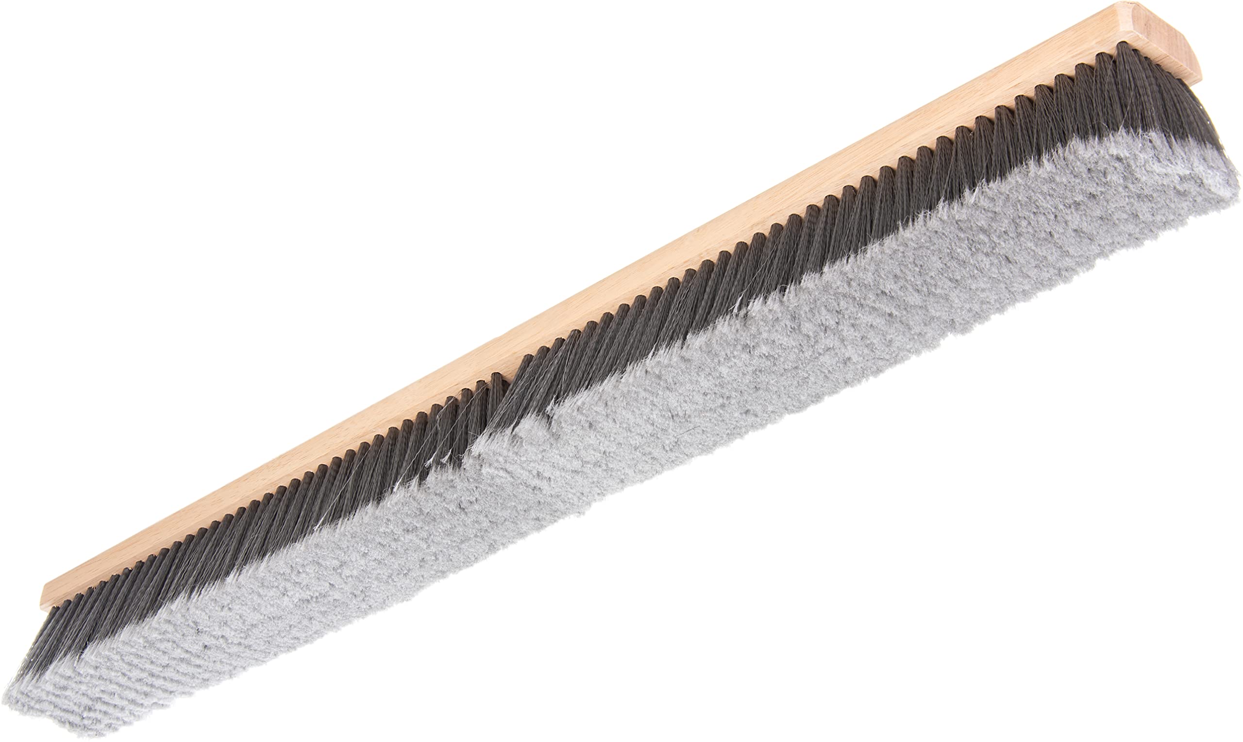 SPARTA Flo-Pac Plastic Flagged Sweep Floor Broom - 36 Inch Gray Industrial Broom for Cleaning Warehouses, Garages & Driveways (Pack of 6) - Heavy Duty Commercial Cleaning Tool for Dust, Debris & Large Areas