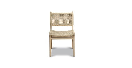Modern Indoor/Outdoor Dining Chair - Lightweight, Durable & Weather-Resistant for Patio, Garden, Restaurant & Home Use