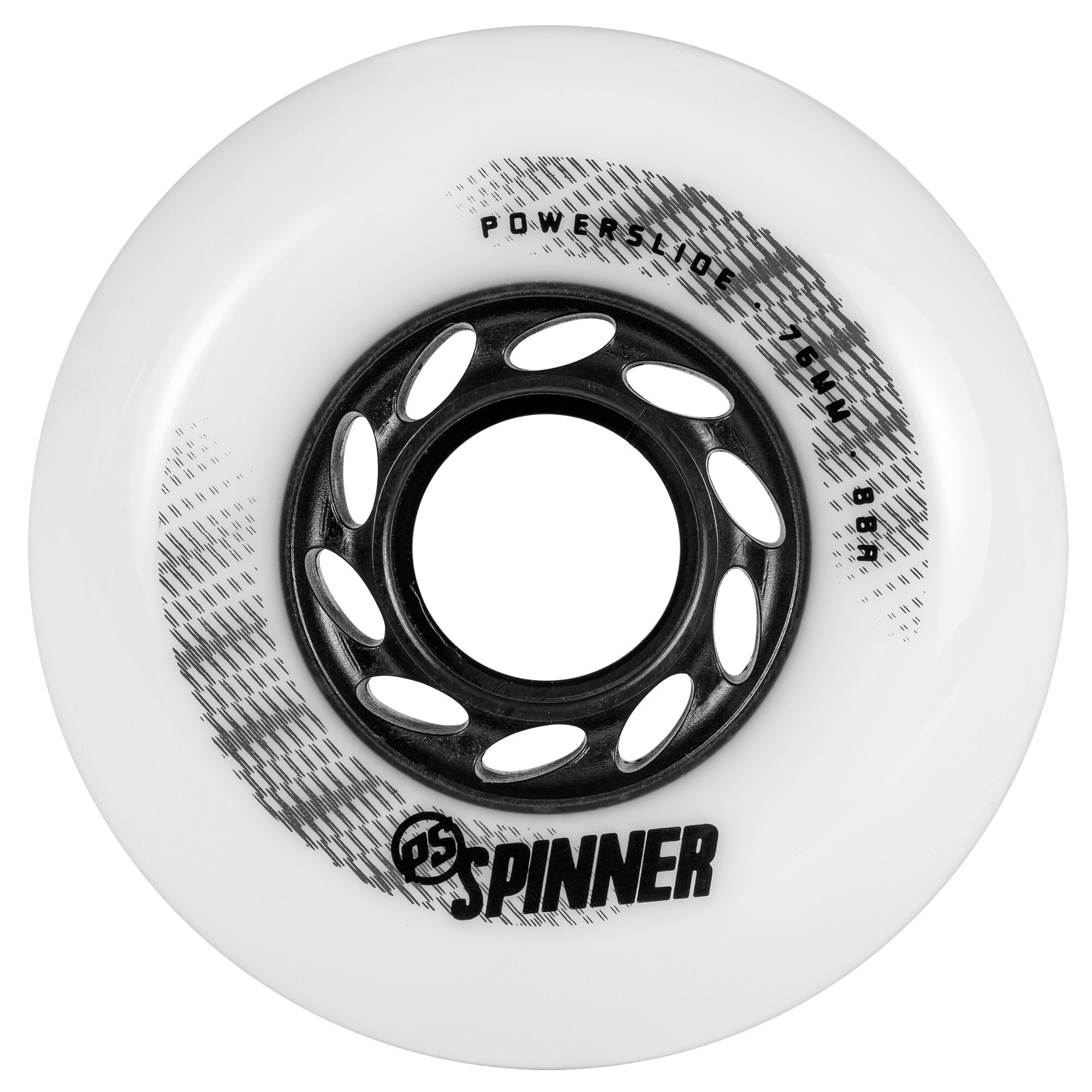 76mm & 88A White Spinner Bearings - 4 Pack for Fidget Toys, Skateboards & Stress Relief - High-Speed Precision Spinners for Office, School & Anxiety Relief