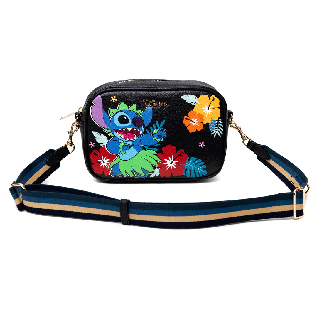 WondaPOP Lilo and Stitch Themed Camera Crossbody Purse for Women - Disney Inspired Fashion Accessory for Travel, Shopping, and Everyday Use