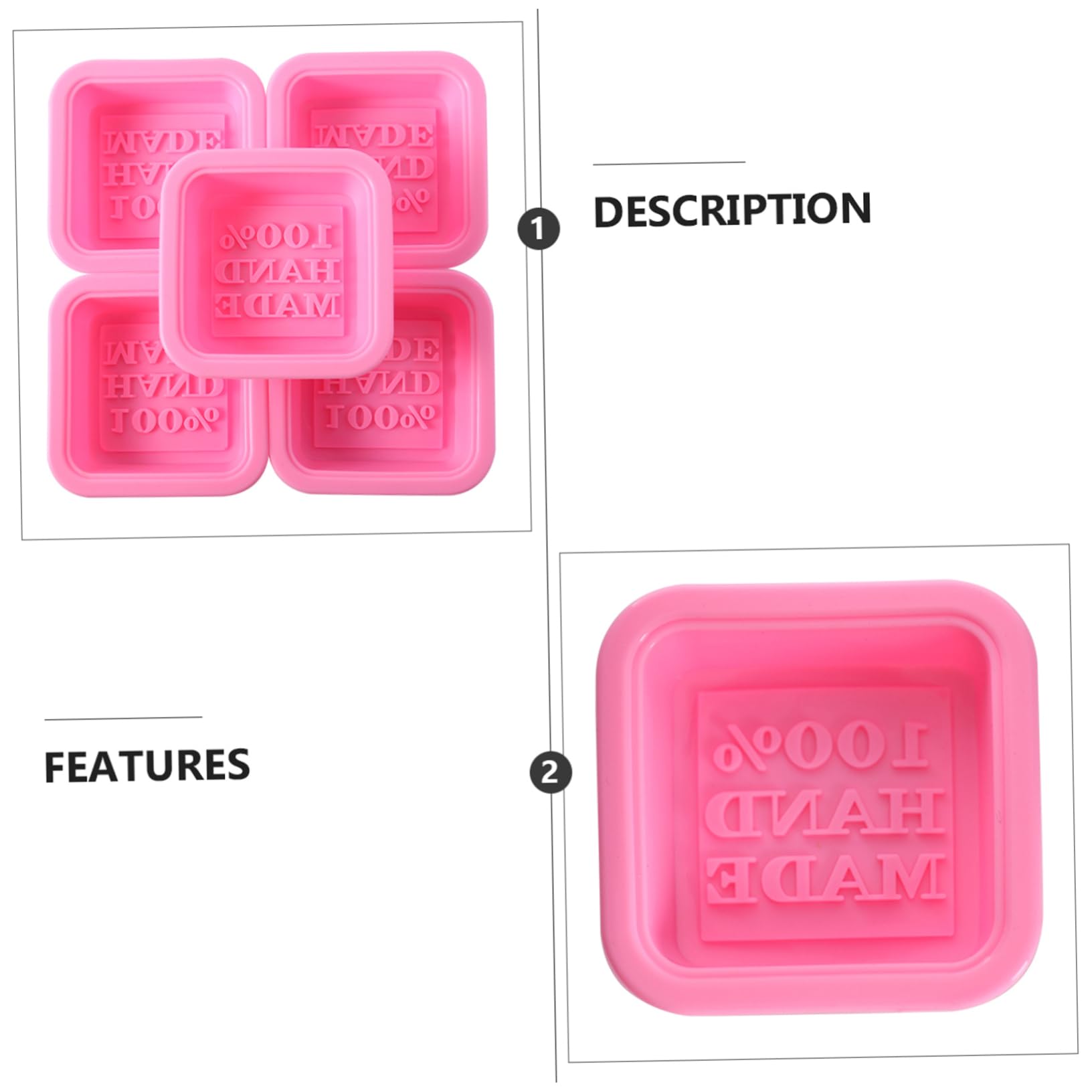DOITOOL 25-Piece Silicone Mold Set for Soap Making, Fondant, Chocolate & Cookies - DIY Baking & Candy Molds for Home, Shop, and Crafting - Perfect for Cake Decorating, Handmade Soap, and Holiday Treats