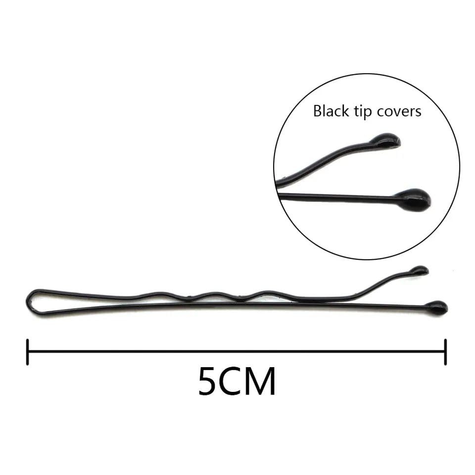 Premium Bobby Hair Pins 100pcs with Box - Hair Styling Clips for Salon & Home Use