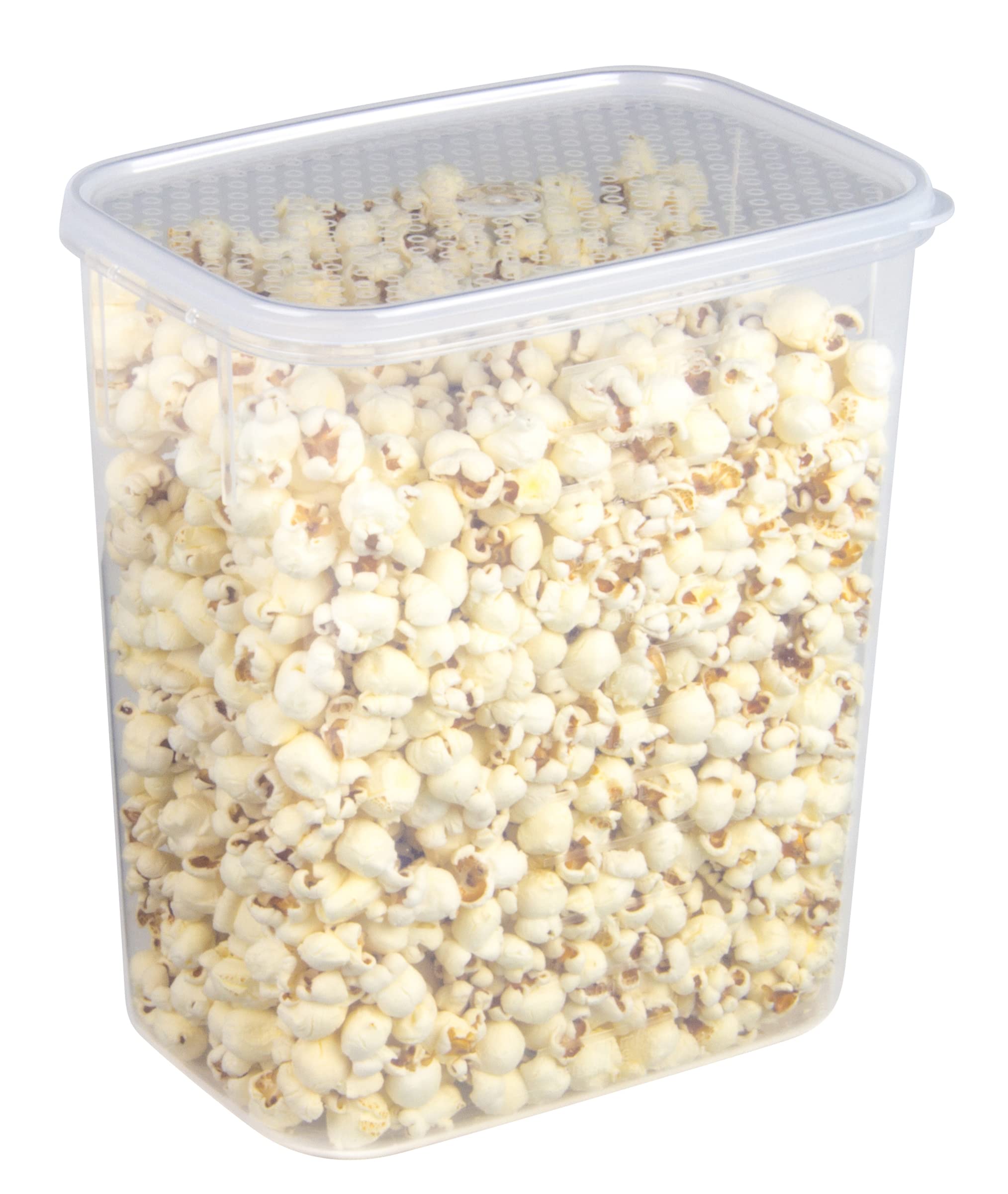 Tellfresh Tall Large Storage Container with Pantry Scoop | 3L Airtight Food Storage Container for Kitchen & Pantry | Stackable Design for Space Saving | Perfect for Dry Food, Cereal, Flour, Rice & Pet Food Storage