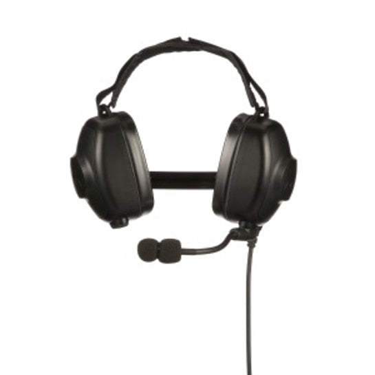 Motorola PMLN6763 Heavy Duty Behind-the-Head Headset with Noise Cancelling Mic - Durable Office Headset for Call Centers, Customer Service & Remote Work