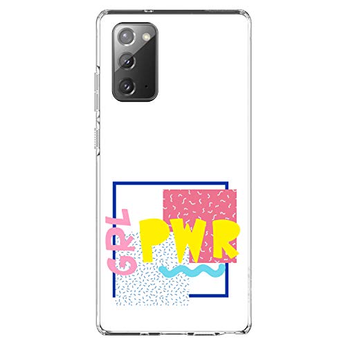 Girl Power - GRL PWR - Retro 80's Look On Clear Case