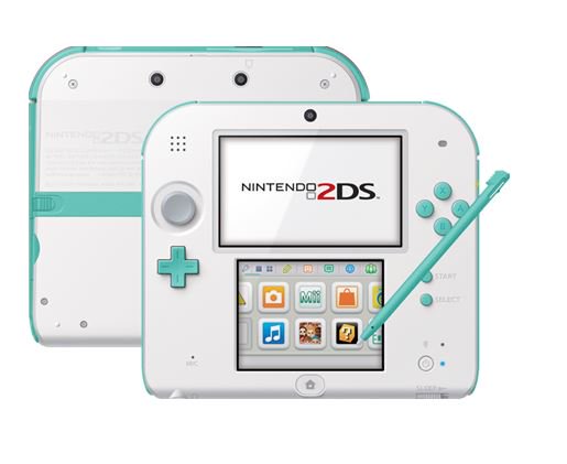Nintendo 2DS Handheld Gaming Console - Sea Green Color | Portable Game System for Kids & Adults | Perfect for Travel, Commuting & Home Entertainment