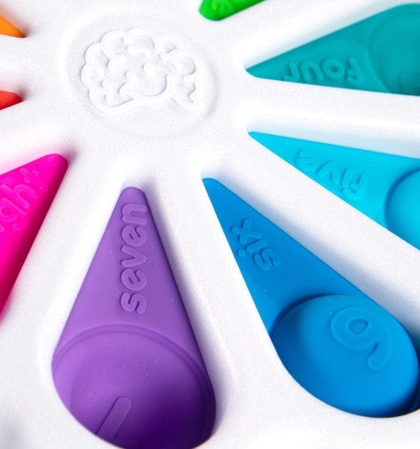 Fat Brain Toys Dimpl Digits - Sensory Learning Toy for Toddlers & Kids - Fun Educational Numbers & Colors - Perfect for Home, Classroom & Travel Play