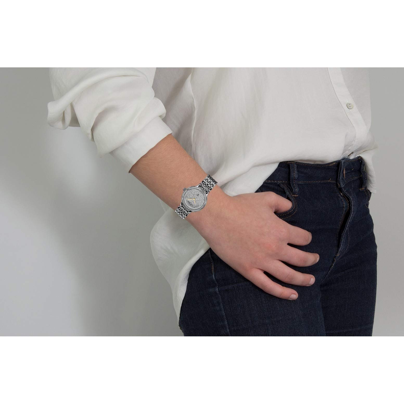Classic Women's Rotary Quartz Watch - Stainless Steel Strap for Office & Casual Wear