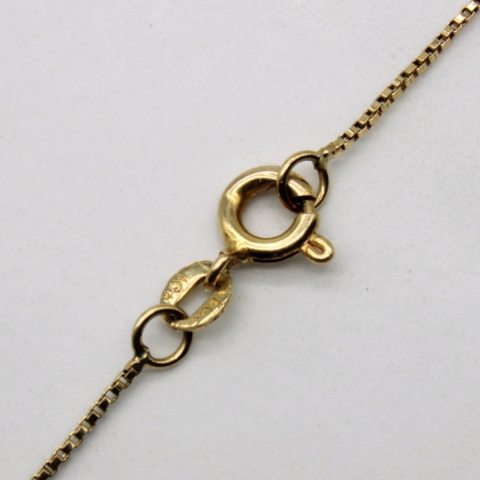 10K Yellow Gold Box Link Chain Necklace - 18 Inch Solid Gold Jewelry for Women - Perfect for Everyday Wear, Layering & Special Occasions