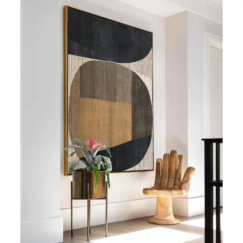 Abstract Tranquility Art Painting #WS011 - Modern Wall Decor for Living Room, Bedroom & Office - Calming Canvas Artwork for Home & Workspace