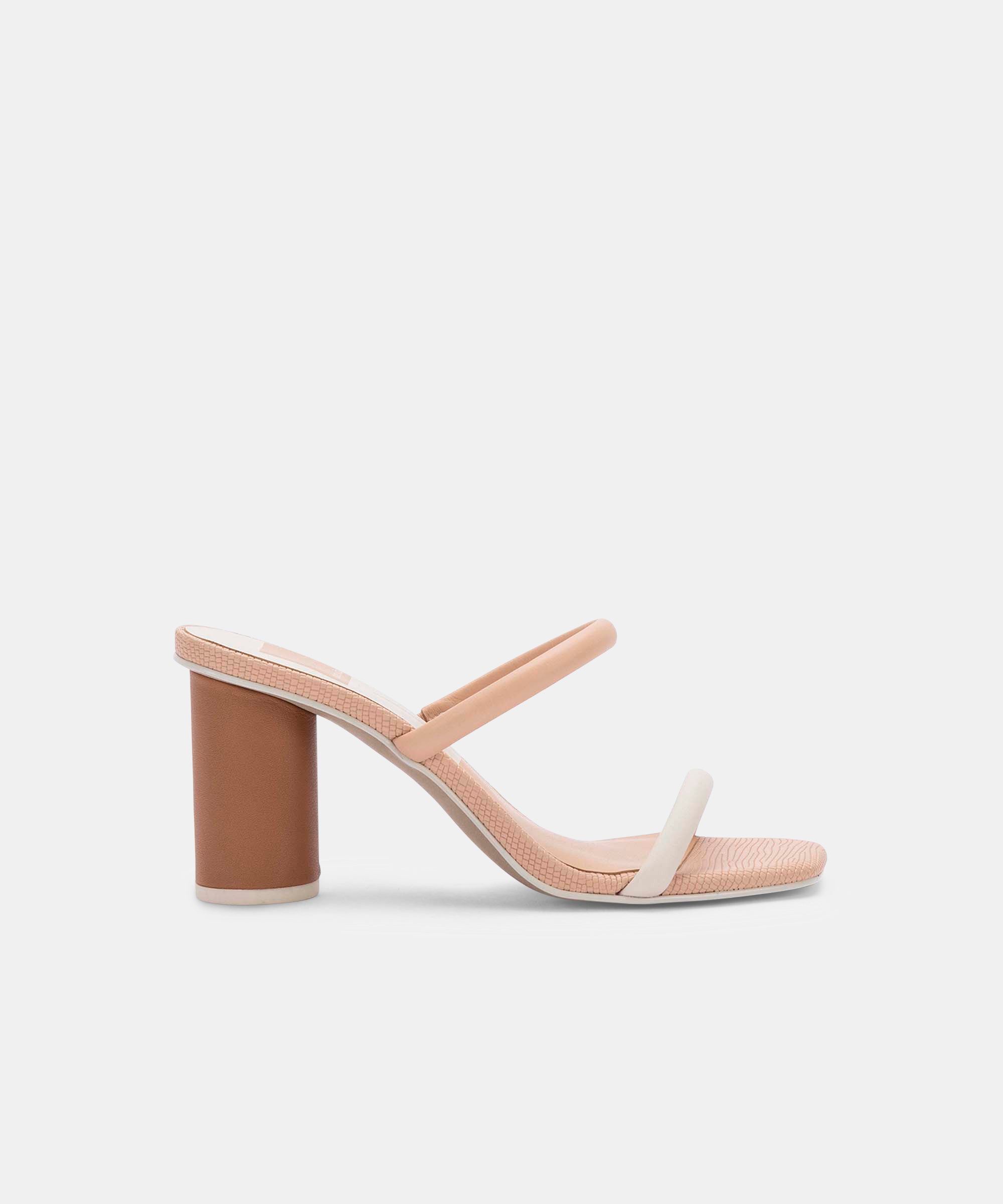 Natural White Noles Heels - Comfortable & Stylish Women's Heels for Work, Parties & Special Occasions