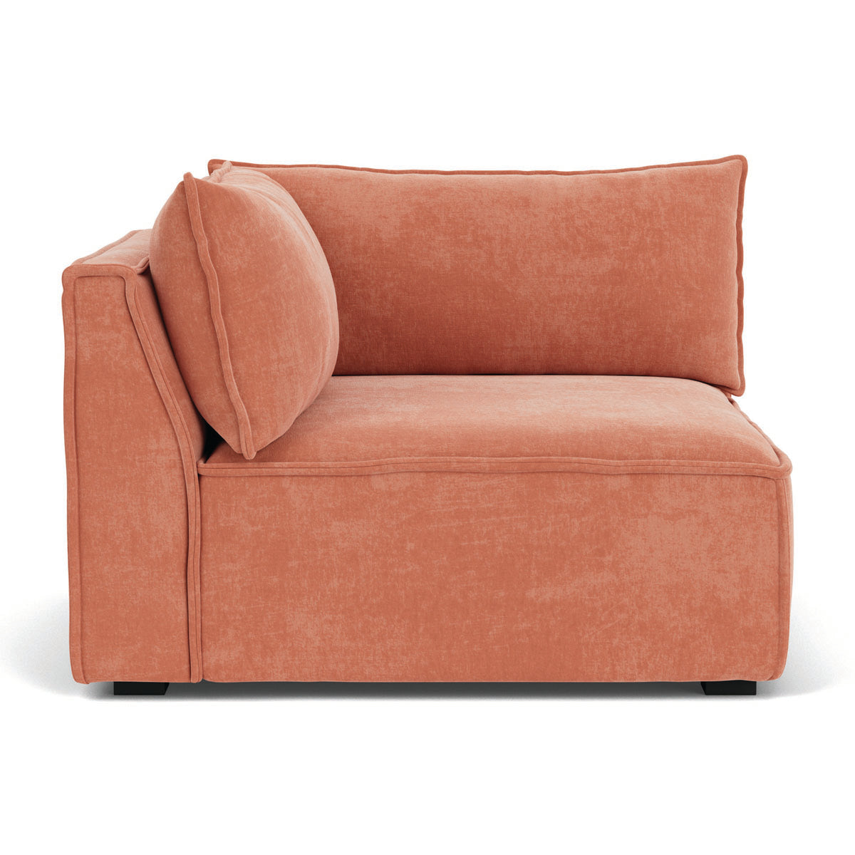Stylish Daphne Fabric Left Corner Modular Sofa - 1 Seater Modern Living Room Furniture for Small Spaces & Apartments