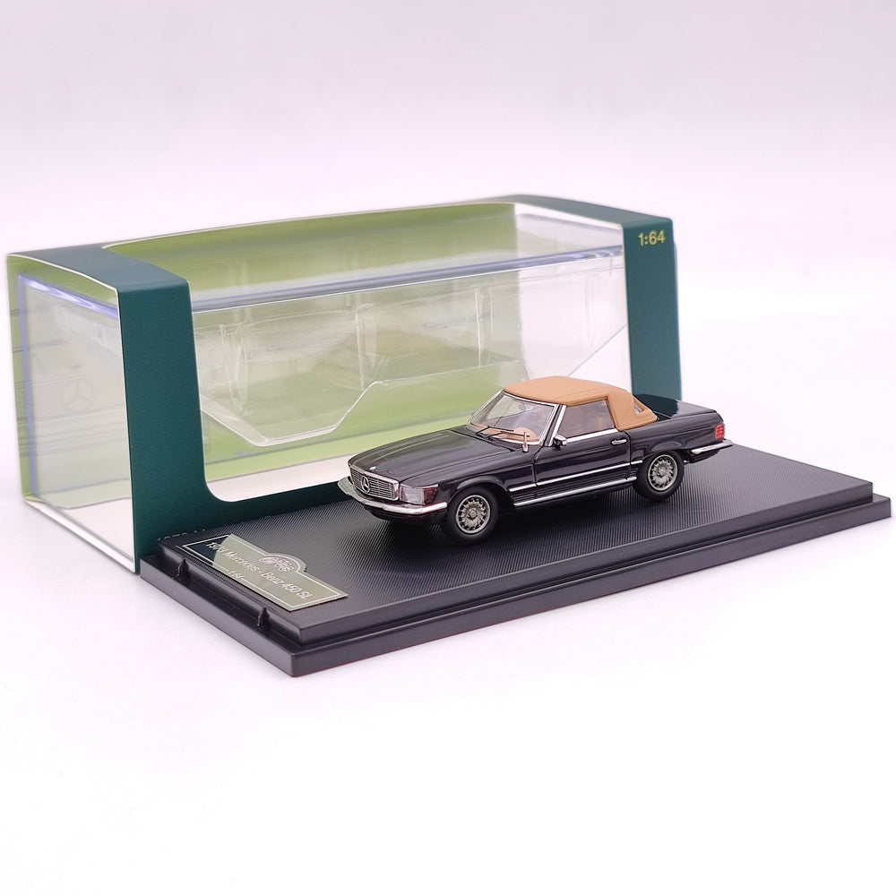 1:64 Mercedes Benz 450 SL Roadster Diecast Model Car - 1973 European & American Version - Limited Edition Collectible Toy for Adults - Perfect for Display, Gifts, and Car Enthusiast Collections