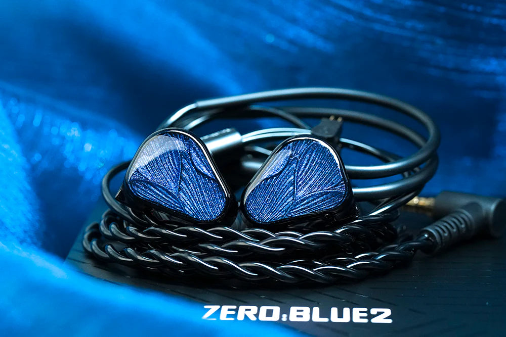 TRUTHEAR x Crinacle Zero:BLUE2 Dual Dynamic Driver In-Ear Monitors (IEM) - HiFi Audiophile Earbuds for Music, Gaming & Studio Monitoring