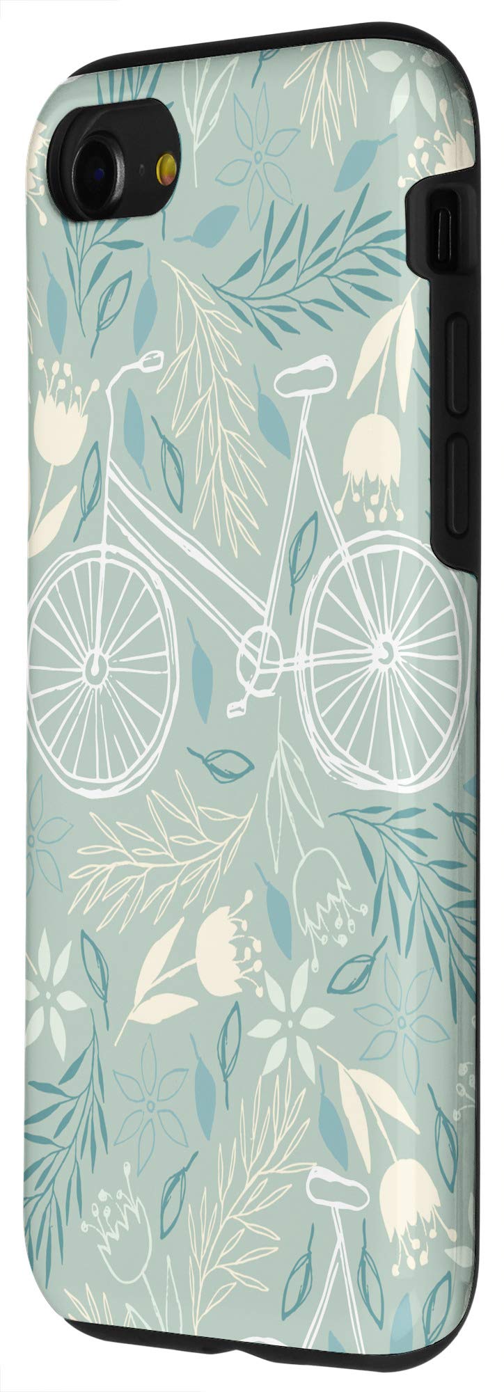 iPhone SE (2020) / 7 / 8 Phone Case with Cute Bicycle Pattern - Slim Protective Cover for Everyday Use, Commuting & Outdoor Activities