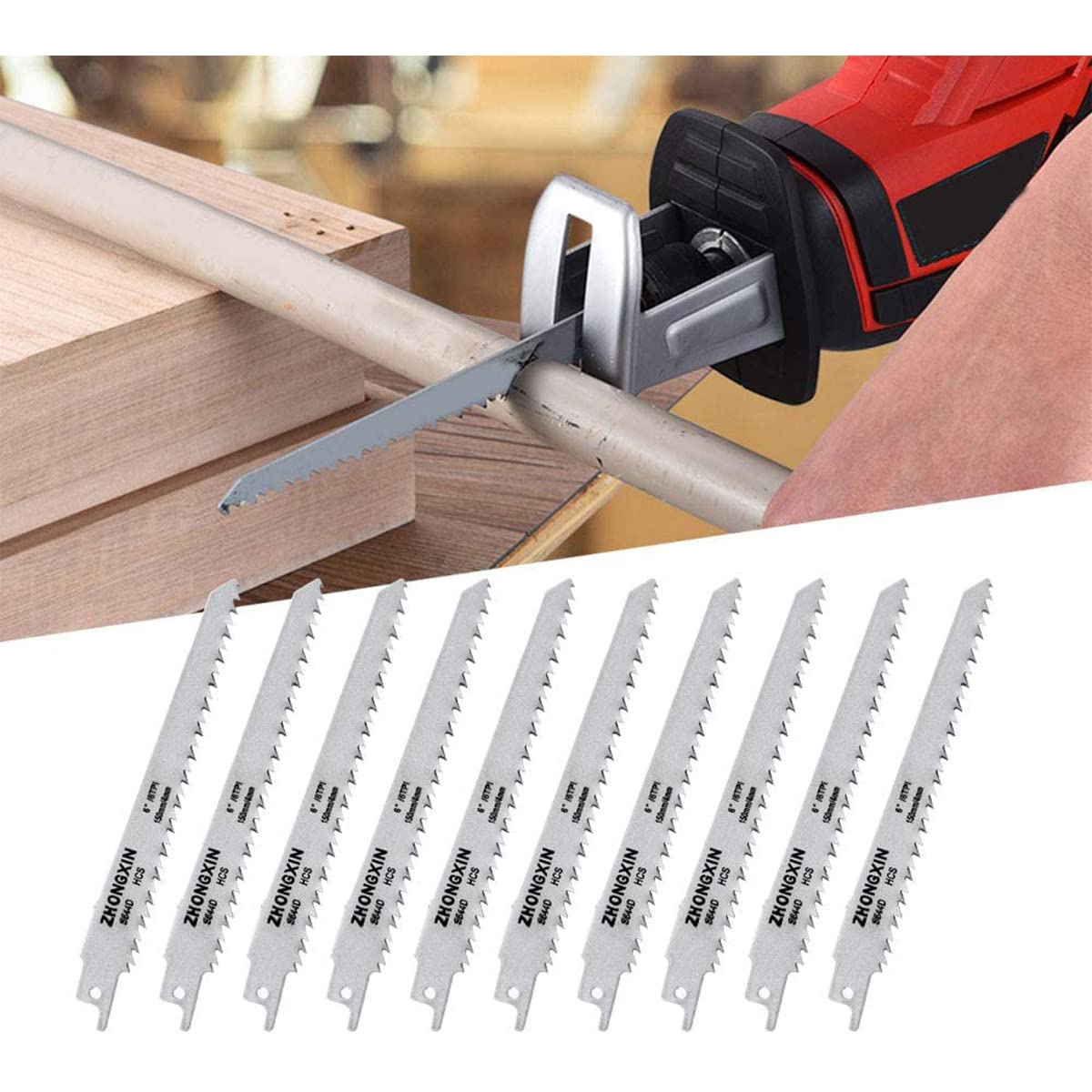 20pc 150mm Bi-Metal Saw Blades Set for Wood & Metal Cutting - DIY & Construction Use