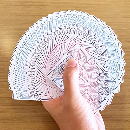 Premium White Knight Cardistry Playing Cards - Professional Poker Deck for Magic Tricks, Card Games & Collectibles - Ideal for Adults, Kids, Parties & Cardistry Performances