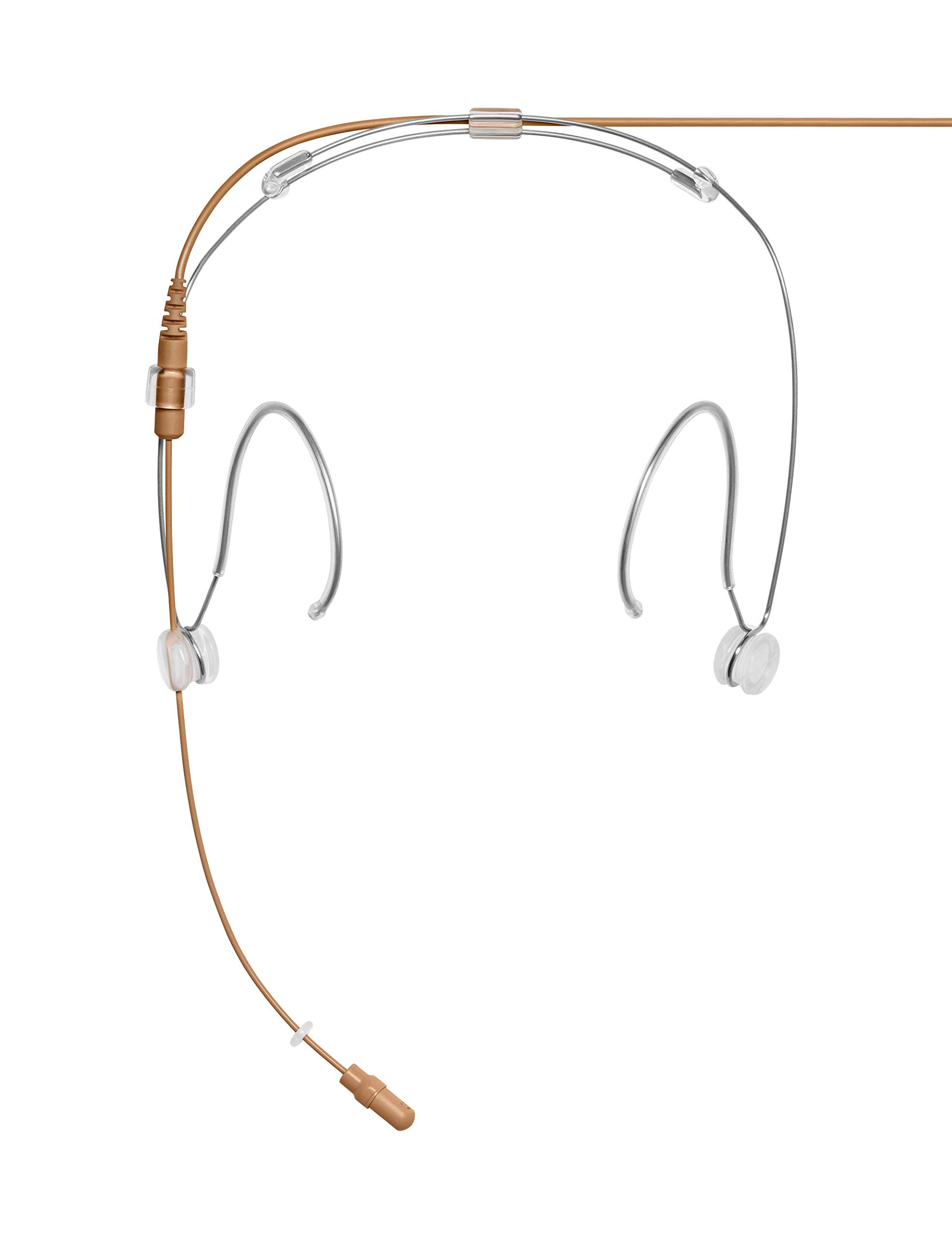 Shure DuraPlex Omnidirectional Headset Microphone with MTQG Connector - Cocoa (DH5C/O-MTQG) | Professional Studio Recording, Podcasting & Live Performances