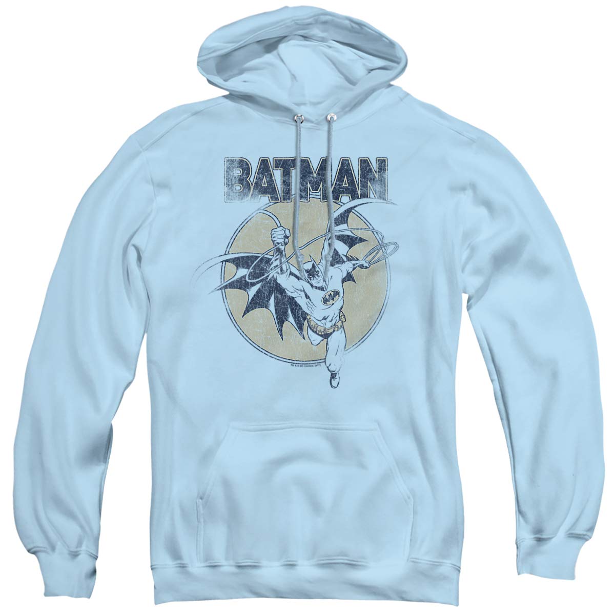 Batman Swinging Bat Unisex Hoodie for Adults - Soft Pullover Sweatshirt for Casual Wear & Superhero Fans