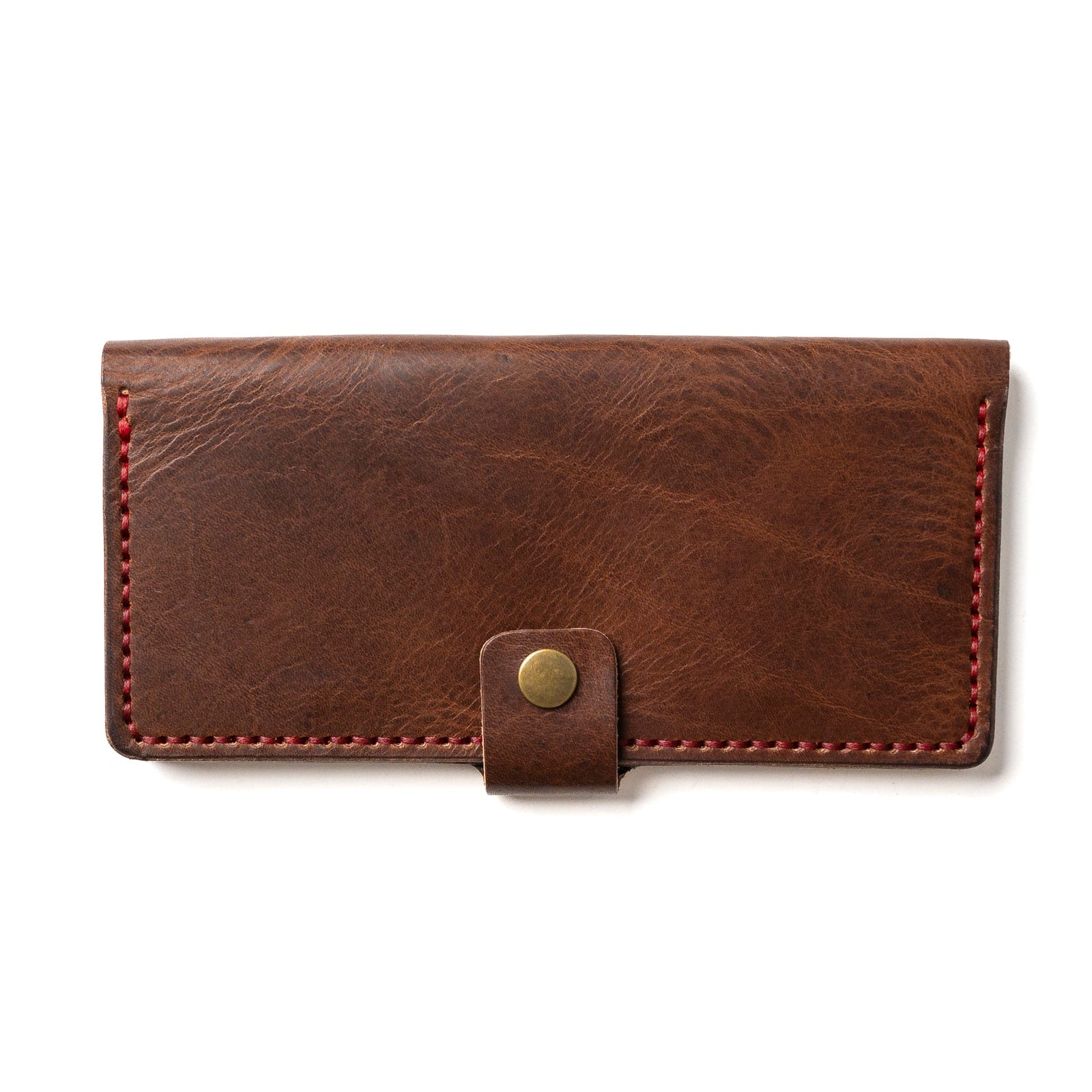Genuine Leather Checkbook Wallet for Men & Women - Slim RFID Blocking Bifold Wallet with Checkbook Holder - Perfect for Business, Travel, and Everyday Use