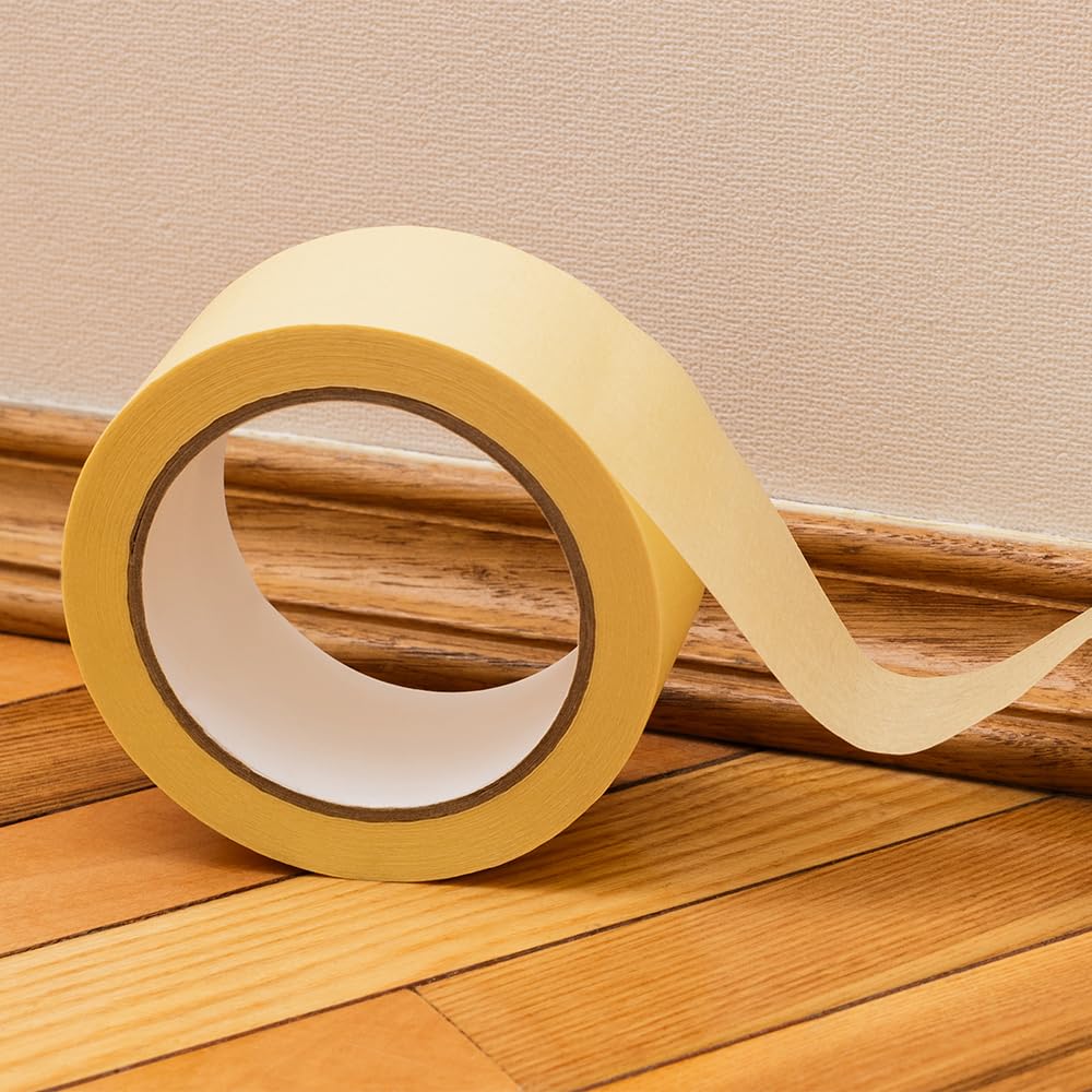 PSBM Heavy-Duty Tensilized Strapping Tape, 3/4 Inch x 60 Yards (96 Pack) - White Packaging Tape for Reinforcing Boxes, Securing Packages & Bundling Items | Ideal for Shipping, Moving & Warehouse Use