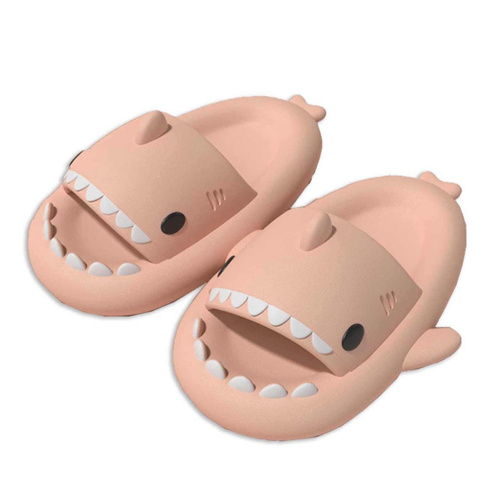 **Unisex Shark Slippers for Adults - Ultra Lightweight & Quiet Cloud Slides - Comfortable Home, Bathroom & Outdoor Slippers for Women & Men - Perfect for Lounging, Travel & Gift Giving**