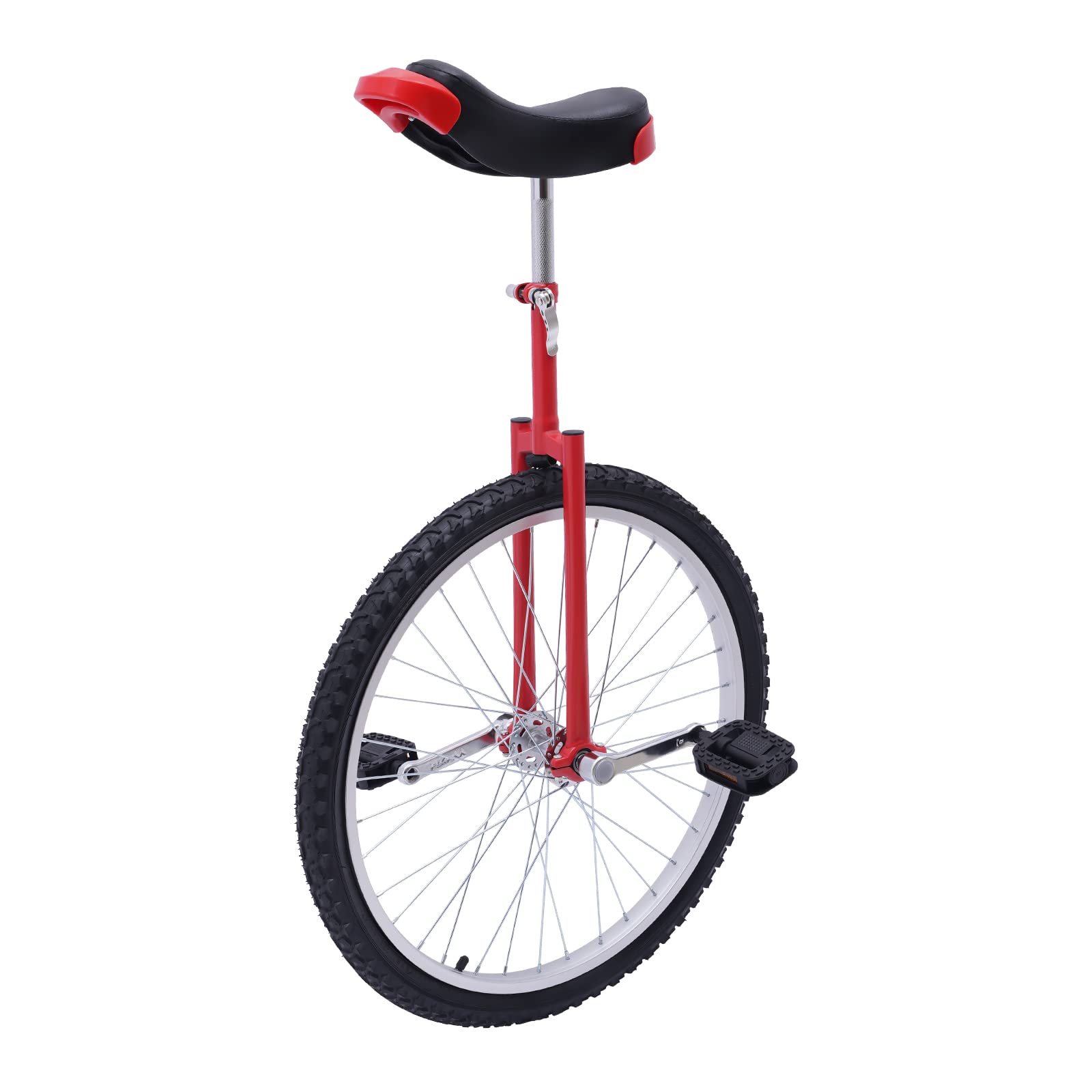 YIYIBYUS 24 Inch Wheel Unicycle for Adults & Teens - Adjustable Height Outdoor Exercise Bike with 2 Non-Slip Pedals - Perfect for Balance Training, Fitness Workouts & Commuting | Great for Park Rides, Gym Sessions & Daily Transportation