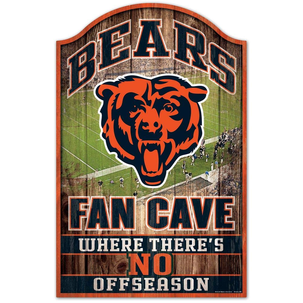 NFL Fan Cave Wood Sign - 11