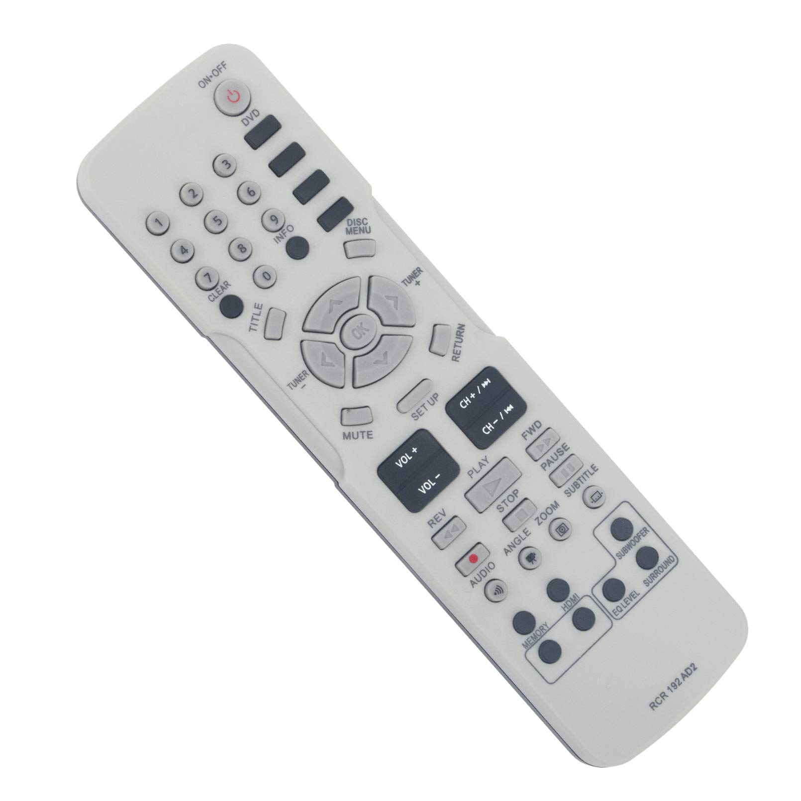 Original Title: New RCR 192 AD2 Replaced Remote Control fit for RCA Home Theater RTD317 RTD315 Home Theater   Optimized Title: **RCA RTD317 RTD315 Replacement Remote Control - RCR 192 AD2 Compatible with Home Theater System - Perfect for Living Room Entertainment & Movie Nights**