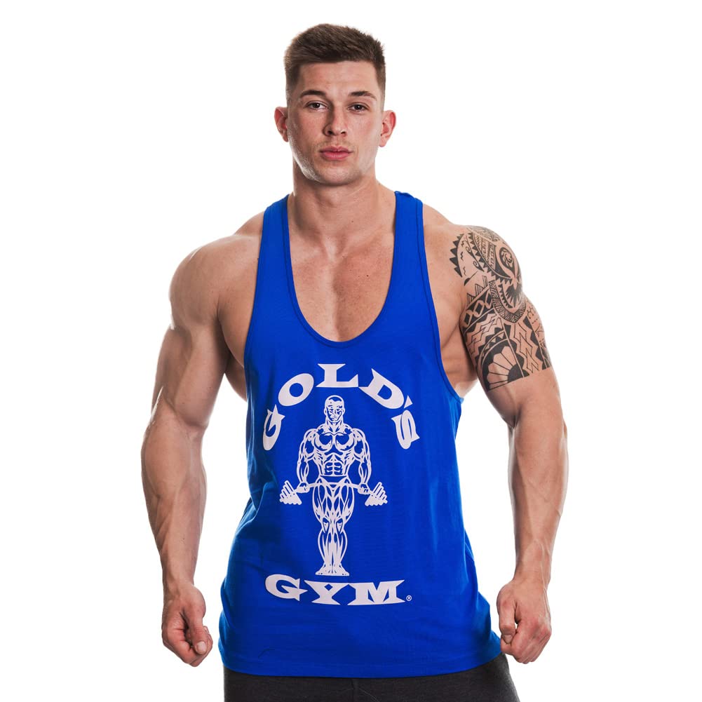 Gold's Gym Men's Muscle Joe Premium Stringer Vest - Workout Tank Top for Bodybuilding & Gym Training - Comfortable Athletic Wear for Weightlifting & Fitness