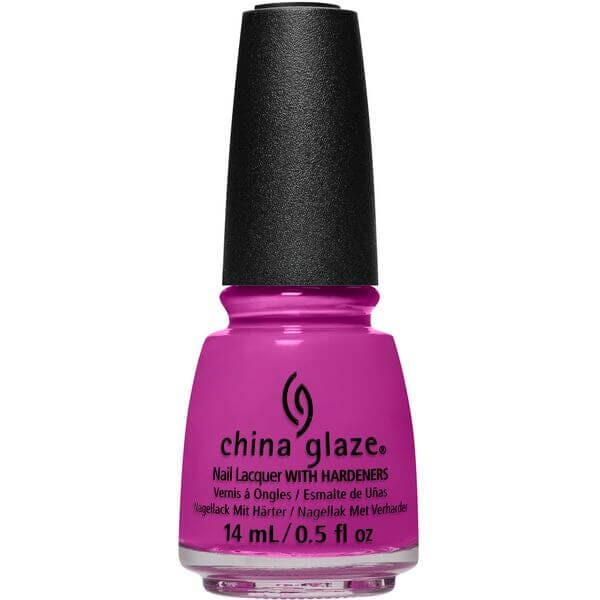 China Glaze Sugar Junkie Nail Polish - 0.5 oz / 14.7ml (#82894) - Sweet Pink Shimmer for Manicures, Pedicures & Nail Art