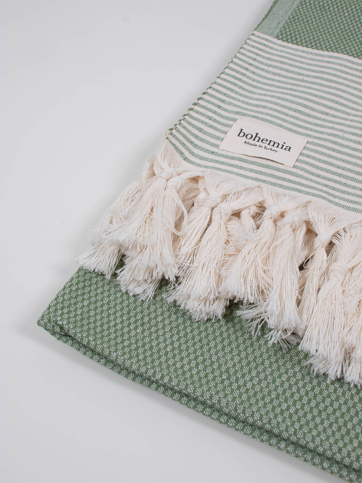 Premium Amalfi Hammam Towel - Soft & Absorbent Olive Green Turkish Bath Towel for Spa, Beach & Yoga - Lightweight & Quick-Drying