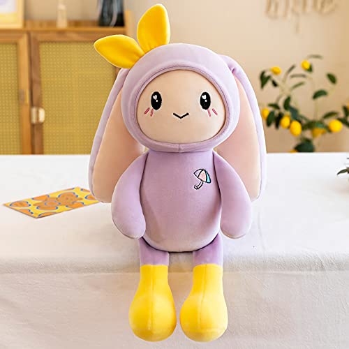 Soft Bunny Plush Pillow Toy - Cute Strawberry Stuffed Animal with Long Ears for Kids (Small & Large Sizes) | Perfect Easter Gift, Nursery Decor & Comfort Companion for Boys & Girls