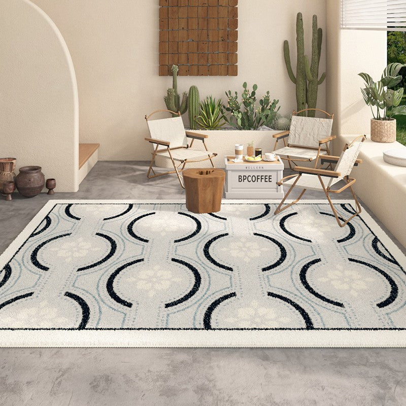 Modern Abstract Area Rugs for Dining Room, Bedside & Hallway - Non-Slip Contemporary Runner Rug for Living Room, Coffee Table & Home Decor - Soft Floor Mat for Indoor Spaces