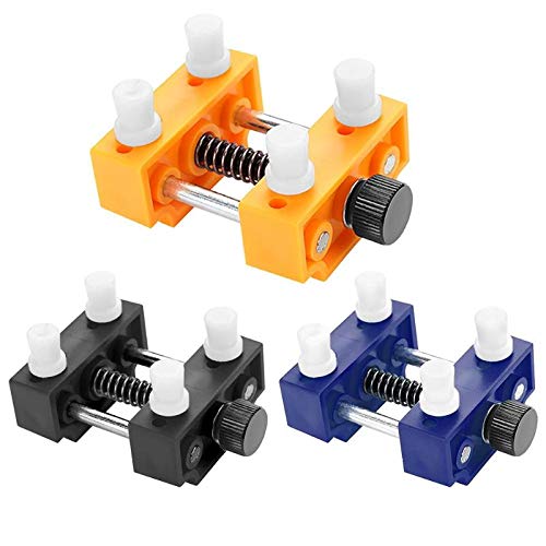 Professional Watch Repair Tool Kit - Adjustable Case Opener, Back Cover Press, Remover & Holder (50x50mm, 6mm, Blue) for Watchmakers & DIY Enthusiasts - Perfect for Watch Battery Replacement & Maintenance