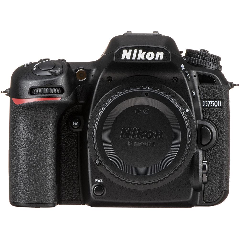 Nikon D7500 20.9MP DSLR Digital Camera Body Only - Professional Photography Bundle with 64GB SD Card, Large Camera Bag, EN-EL15 Spare Battery & Cleaning Kit (Renewed) - Perfect for Travel, Wildlife & Portrait Photography