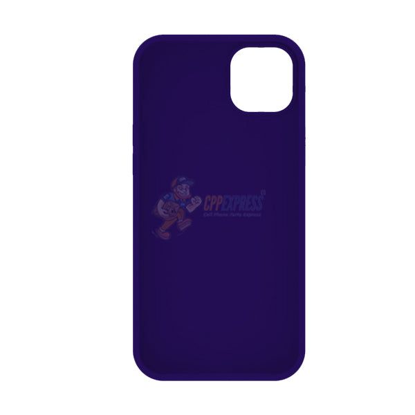 iPhone 14 Plus Case - Slim Soft Silicone Protective Shockproof Cover (Dark Purple) - Perfect for Everyday Use, Travel & Outdoor Activities