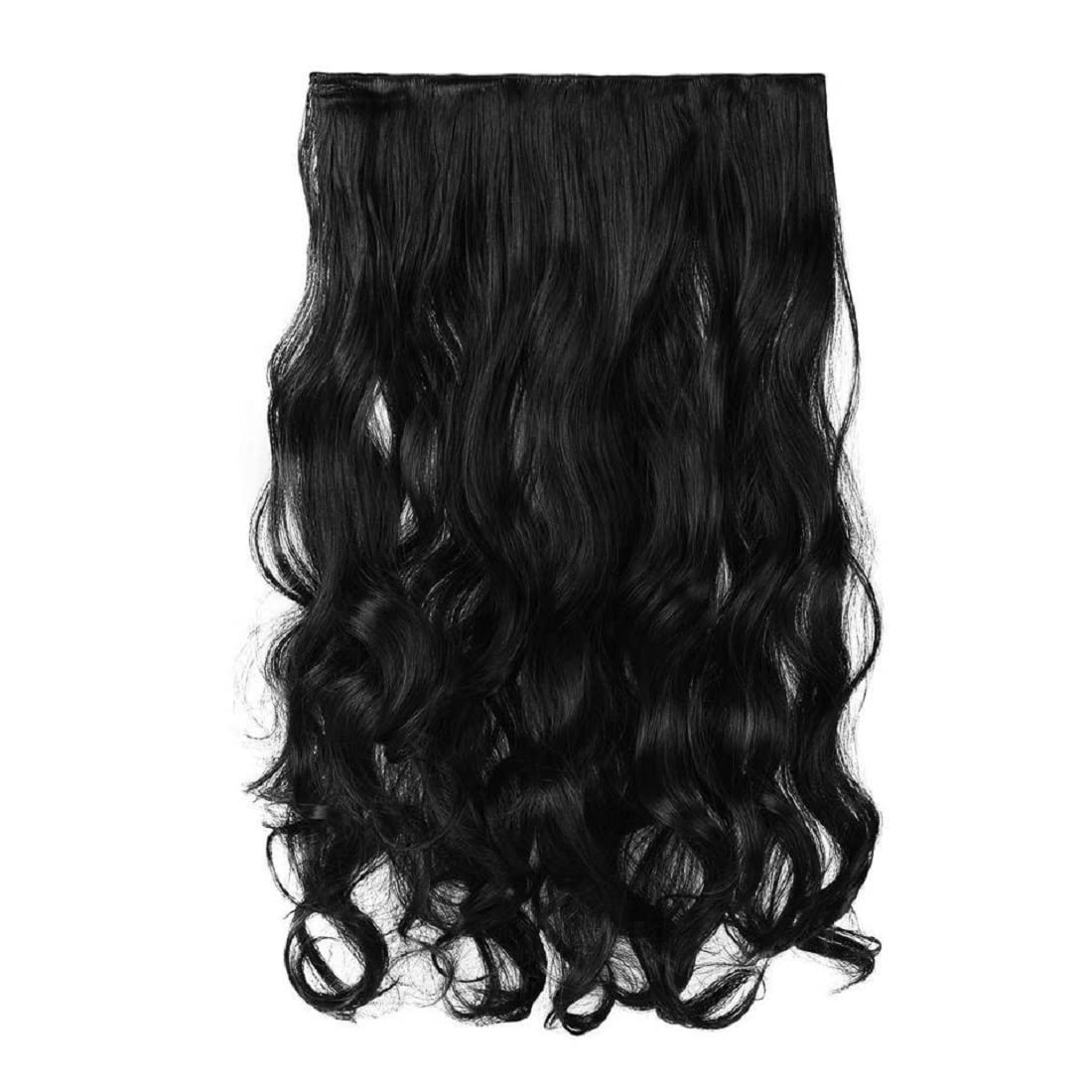 Stylish Black Curly Hair Extensions for Women - Perfect for Parties, Weddings & Everyday Glamour