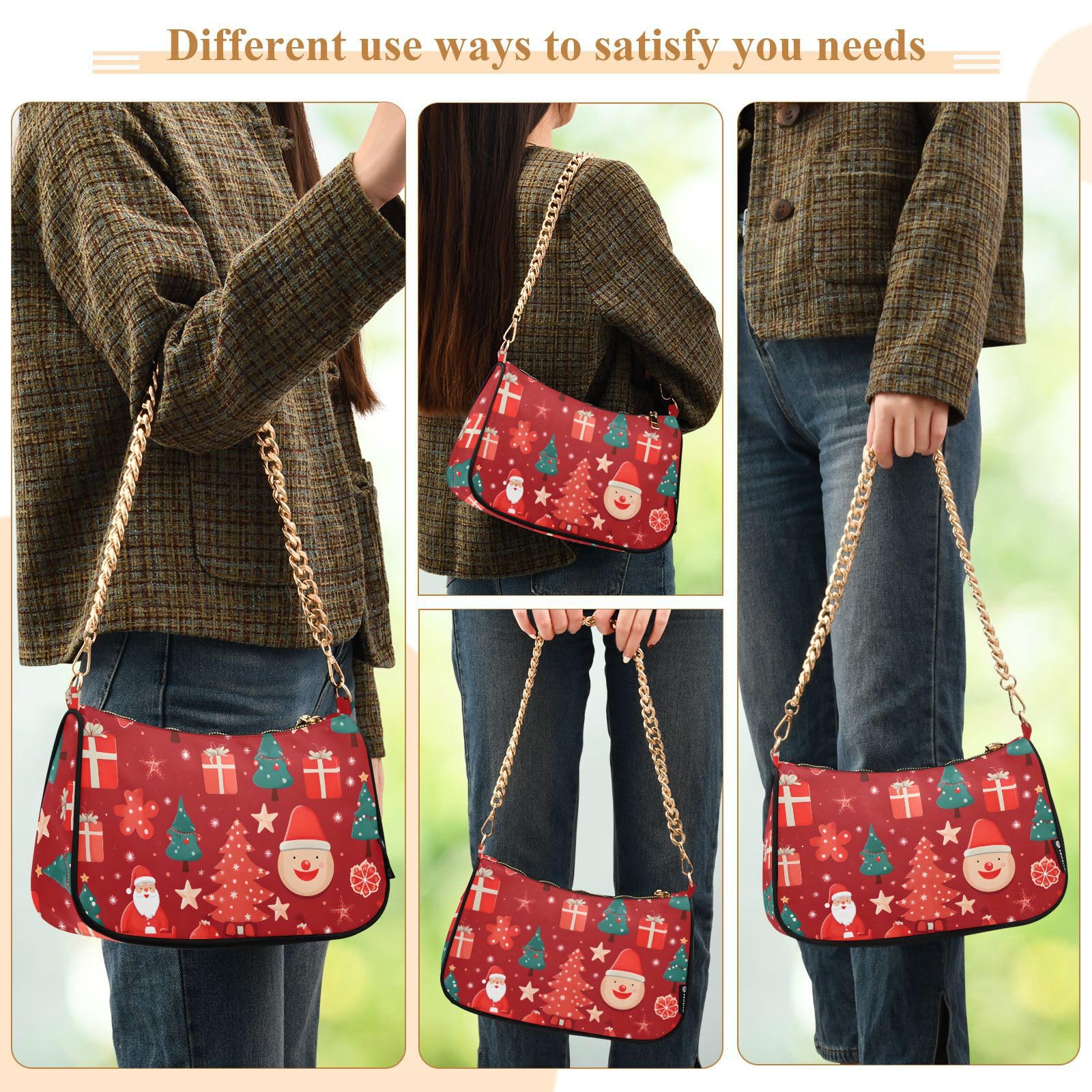 **Stylish Christmas Gift Set for Women - Crossbody Bags, Tote Bags & Clutch Purses | Perfect for Holiday Parties, Travel & Everyday Use**