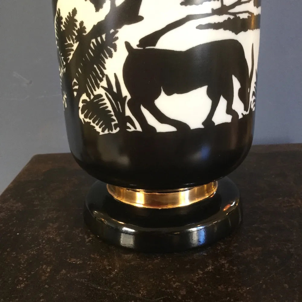 Antelope Decorative Vase - Modern Ceramic Home Decor for Living Room, Bedroom & Office - Perfect for Flowers, Centerpieces and Interior Design