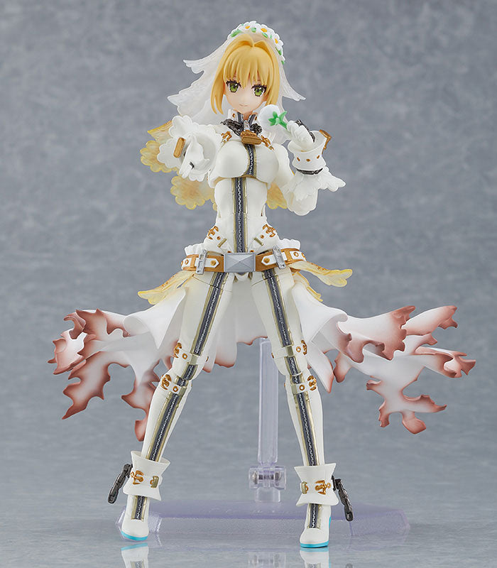 Fate/Grand Order Figma #559 Saber/Nero Claudius (Bride) Action Figure - Collectible Anime Character Model for Display & Cosplay