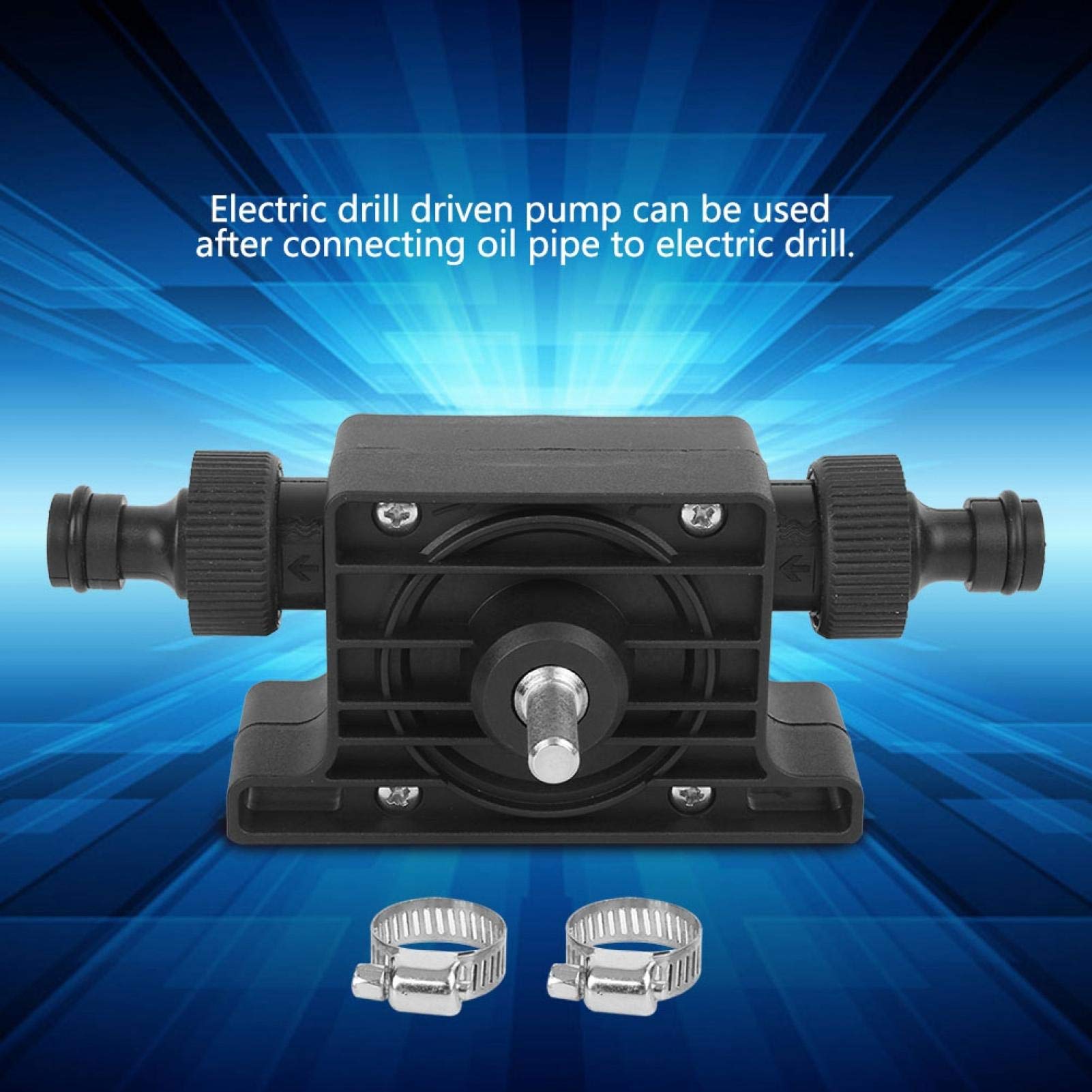 Portable Drill Pump - Small Water Pump for Water Supply, Drainage & Sewage Transport | Oil & Liquid Transfer | Ideal for Home, Garden, and Emergency Use