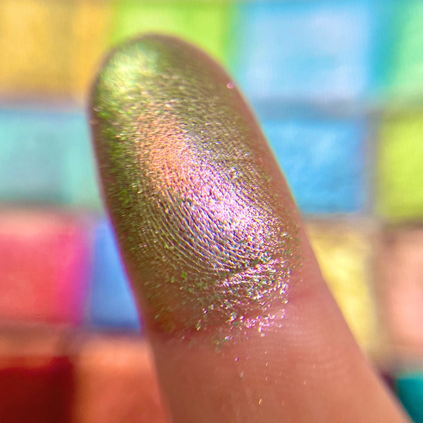 Duchess Glitter Vibrant Multichrome Eyeshadow Palette - Long Lasting Highly Pigmented Makeup for Party, Night Out & Special Occasions