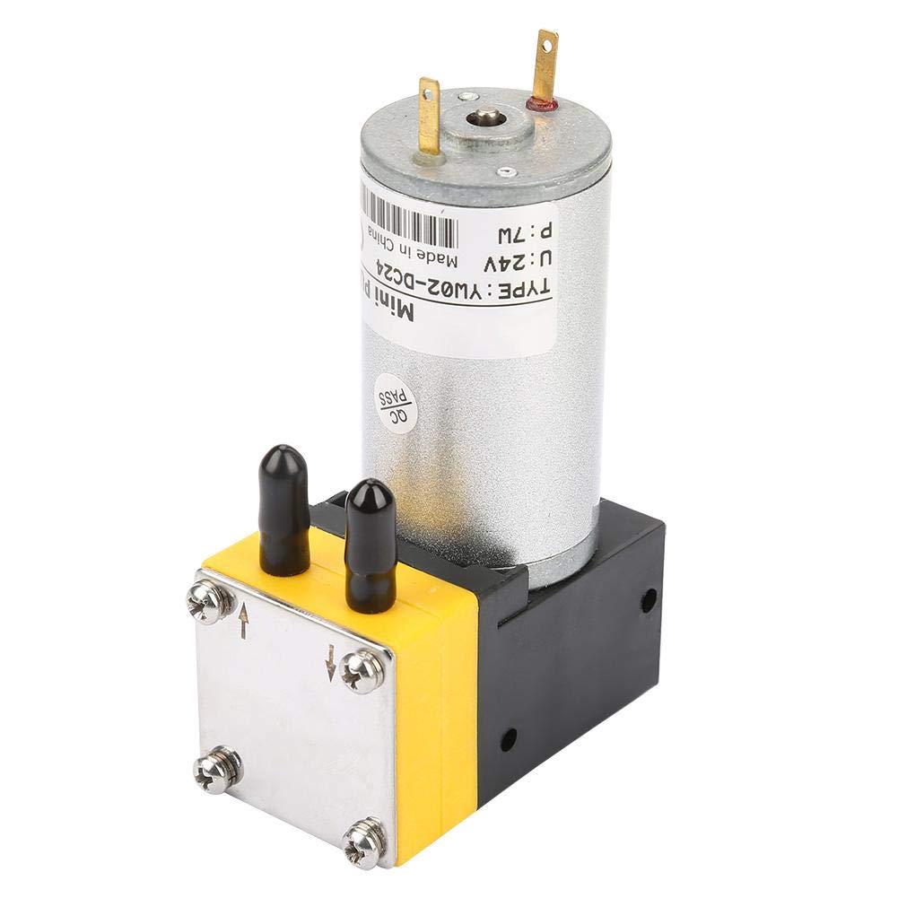 24V Mini Diaphragm Pump 0.4-1L/min - Air & Liquid Transfer Vacuum Pump for Aquariums, Medical Devices & Laboratory Equipment