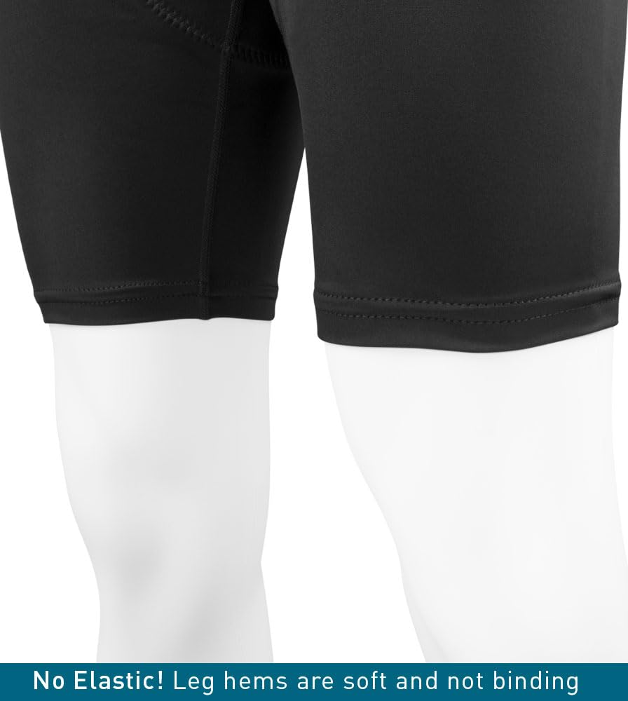 Men's USA Classic Padded Triathlon Shorts - Thin Quick-Dry Cycling Padding - Made in USA - Perfect for Triathlon Training, Cycling & Running