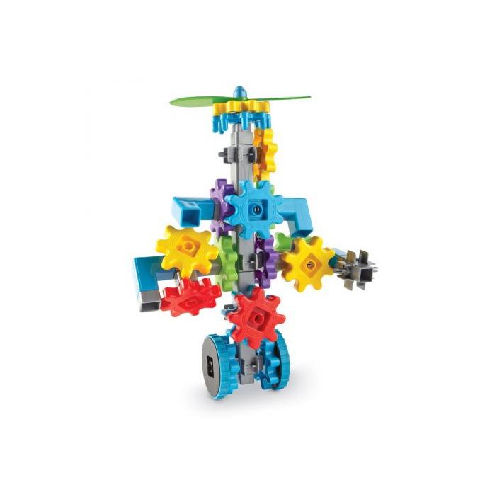 Gears! Gears! Gears!® FlightGears™ Building Set - STEM Educational Toys for Kids Ages 3+ - Creative Construction Playset for Airplane & Vehicle Building - Perfect for Classroom Learning & Home Playtime