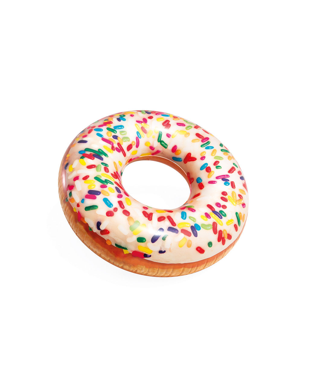 Intex Inflatable Donut Pool Float with Sprinkler - Fun Water Toy for Kids & Adults - Perfect for Swimming Pools, Lakes, and Beach Parties