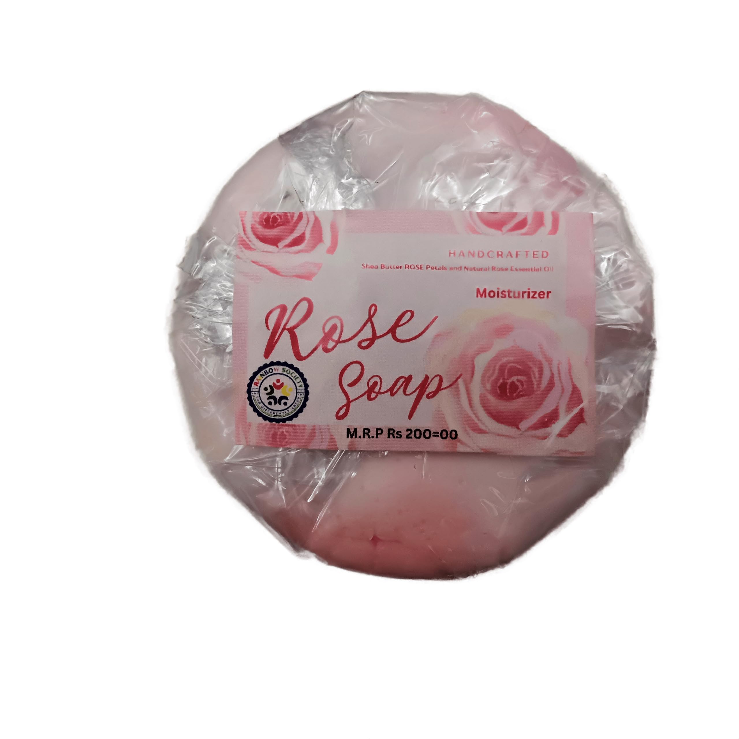 Natural Rose Soap Gift Set - Pack of 2 Handmade Organic Soap Bars for Women, Moisturizing & Fragrant - Perfect for Bath, Shower & Spa Relaxation