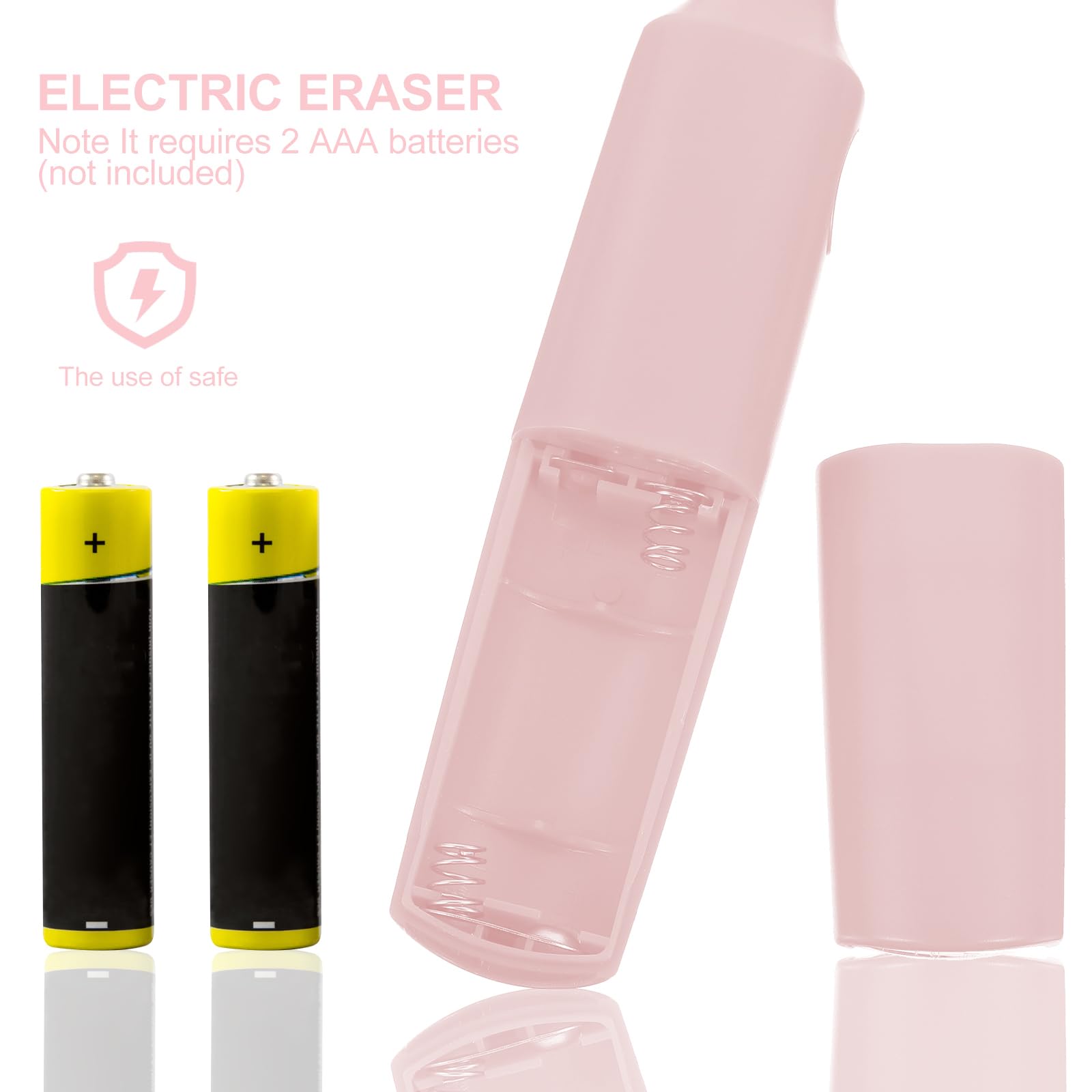 Wakauto Electric Eraser Pen Kit - 20 Eraser Refills, Battery Operated Pencil Eraser for Artists, Drafting, Drawing, Painting & Sketching - Perfect for Studio Work, Classroom Projects and Professional Art Creations