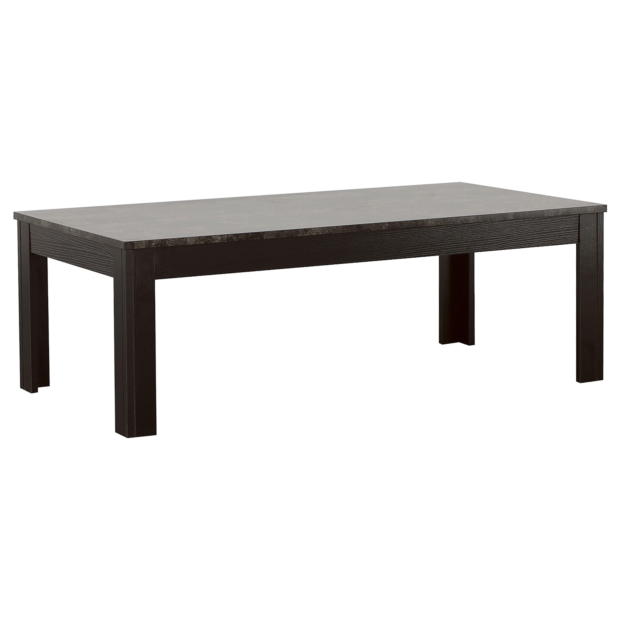 Coaster Home Furnishings Silas 3-Piece Faux-Marble Top Occasional Table Set - Black End Tables for Living Room, Bedroom & Office Decor